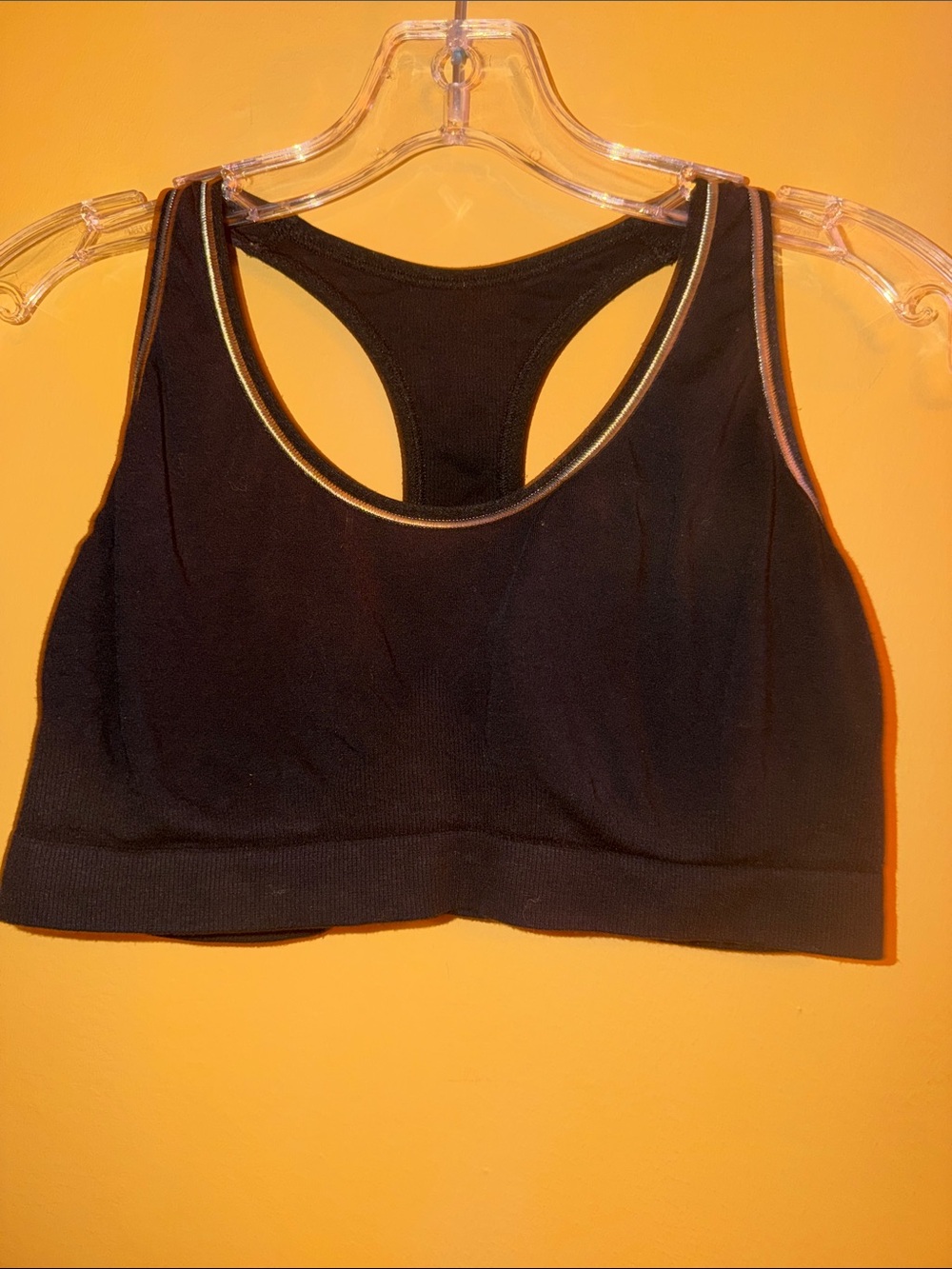 BOODY Black Racerback Seamless Sports Bra